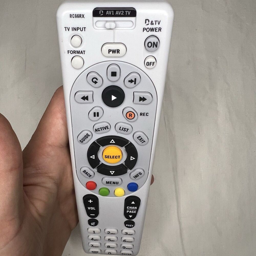 DIRECTV RC66RX RF-XMP R, H/HR & Above Universal Remote Control Working Direct TV - Picture 2 of 8